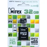 ���� ����� microSD/microSDHC 32GB Mirex Class 10 UHS-I (SD �������) ����