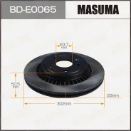 ���� ��������� Masuma, ������, ������/�����, ��� Volvo XC60, 1 ��, ���. BD-E0065 ��������� �� �������� 2 �� BDE0065 ����
