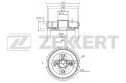 ������� ����. ����. Agila A 00- Suzuki Wagon R+ (MM) 00- (��� ABS) Zekkert ���. bs-5562 BS5562 ����