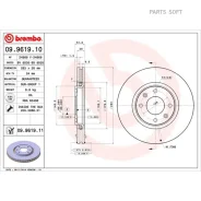 ���� ��������� UV Coated | ����� | Brembo 09961911 09961911 ����