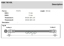 ����� ��������� Volkswagen Passat Variant (3B5) 2.5 TDI 07.98-. KK ���. ft4775 FT4775 ����