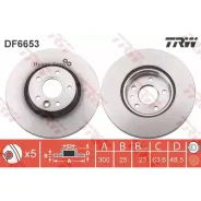���� ��������� ���� Ford Focus III 1.6/2.0/1.6TD/2.0TD 11 TRW DF6653 DF6653 ����