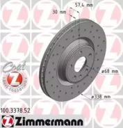 ���� ��������� ! Sport �����. 338x30/57-5x112 Zimmermann 100337852 100337852 ����