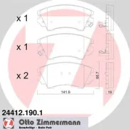 ������� �������� ! �����. 142x67x19 Zimmermann 244121901 244121901 ����