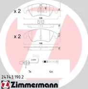 ������� �������� ! �����. 188x74x19 Zimmermann 247431902 247431902 ����
