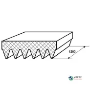 ������ ������������ 6 ������ (epdm+fiber) Febest 881286L1203 881286L1203 ����