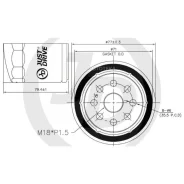 ������ �������� JUST Drive JFM0016 DW Espero 91-99, Winstorm 06-, Nexia 95-08, Nubira 97-OP Astra F/G 98-05, Antara 08-; CH Aveo 06-, Captiva 06-, Cru...