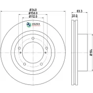 ���� ��������� ������. LX (URJ201) LAND Cruiser (VDJ20_ UZJ20_) Mintex MDC2287 MDC2287 ����