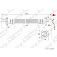����� ��������� Honda Civic 83-87 / Domani 97-00 (�����/ �������������) SAT ST-01466-S04-000, ������ ST01466S04000 ����