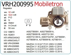 ��������� ���������� Mobiletron VRH200995 VRH200995 ����