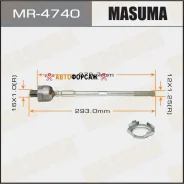 ������� ���� Masuma Nissan AD, Avenir, Sunny / Y10, W10, B13 90-99 Masuma MR-4740 Masuma MR4740 ����