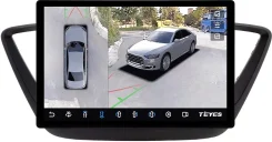 ��������� ��� Hyundai Solaris 2 2017-2022 / Solaris HS (��� ������� ���, ����� ������ �������) - Teyes CC3-2K-360 ������� 13" 2K QLED �� Android 10, �...
