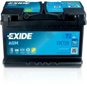 ����������� Exide Start-Stop AGM 72R EK720 760A 278�175�190 Exide EK720 EK720 ����