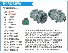 ���������� ������������ Scania 4 ����� Motorherz KCF0258WA KCF0258WA ����