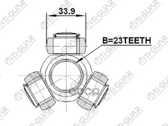 ������� /������ /����� /TI-GUAR ��� Ford Focus II 2008-2011 Nissan Juke 2011- HR16DE; 23x39.9; TG-TR23/39.9; (2116-CB320AT) 1552948 2116CB320AT TGTR23...