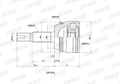 ���� ������� 26/24 ABS 48 | ����� ����/��� | INKO 329195A 329195A ����