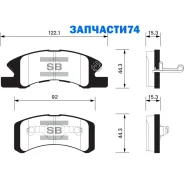 ������� �������� ��������! Daihatsu Cuore VII 1.0 03 Sangsin Brake SP1611 SP1611 SP1611 ����