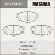 ������� �������� �����.! Mazda 6 GG/GG1 1.8i/2.0Di 02 Masuma MS-5483 MS5483 ����