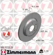 ���� ��������� ! ����. 300x12/36-5x112 Audi A4/A5 all 07 Zimmermann 100.3333.20 100333320 ����