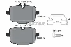 ������� �������� ������! BMW 7 G11/G12 3.0-4.4/3.0D 15 2470401 Textar 2470401 2470401 ����