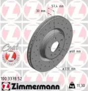 ���� ��������� ! Sport �����. 338x30/57-5x112 Audi A4/Allroad/Avant/A5 (F53/F5P) Zimmermann 100.3378.52 100337852 ����