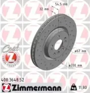 ���� ��������� ! Sport �����. 330x32/54-5x112 MB W164/W251 3.5/3.0CDi 05 Zimmermann 400.3648.52 400364852 ����