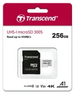 ���� ����� microSD 256GB Transcend microSDXC Class 10 UHS-I U3, V30, A1, (SD �������), TLC ����