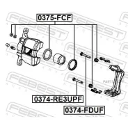����������� �������� Honda Accord CR2 2013-2018 �����. (�� ���� �������) Febest 0375FCF 0375FCF ����
