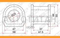 ������ ������������� Mitsubishi L200 15- / Pajero 99-20 / Pajero Sport 16-21 (�����/ 29.00) STMR374519 ����