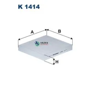������ ������ MB X(W470) 17-, NI Navara 15-, RE K1414 Filtron K1414 K1414 ����