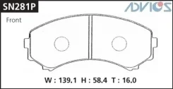 �������� ��������� ������� Advics �������� Advics SN281P SN281P ����