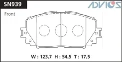 �������� ��������� ������� Advics �������� Advics SN939 SN939 ����