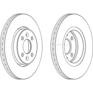 ���� ��������� �������� Renault Megane II/Scenic II /VENT. D=280MM Ferodo DDF1124 Ferodo DDF1124 DDF1124 ����