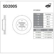 ���� ��������� �������� Sangsin Brake SD2005 Sangsin Brake SD2005 SD2005 ����