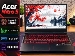 Acer Nitro 5. 15.6", 5����, ��� 16 ��, ���� 512���, WiFi: 1, Bluetooth: 1, ����������� �� 1��. ����