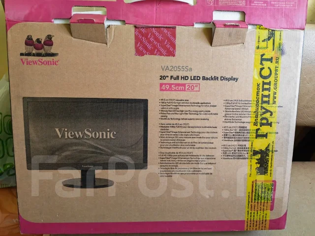 ViewSonic. 20", ���������� �� (LCD, LED, QLED) ����