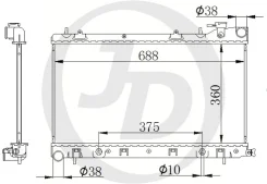 �������� ��������� A/T ������ ������ ��� - ������ SU Forester SG2.0 JD JPR0023 JPR0023 ����