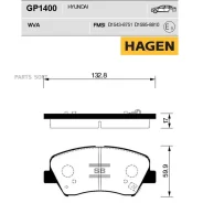 ������� �������� Hyundai Elantra MD, i30 II 12-, KIA CEED II 12- GP1400 Sangsin Brake GP1400 GP1400 ����