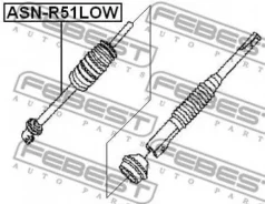 ��� ��������� ������� ������ nissan pathfinder Febest ASNR51LOW Nissan: 48080-EC700 48080-5X10A ASNR51LOW ����
