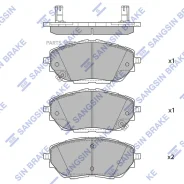 ������� ��������� ��������! Toyota C-HR 16 Sangsin Brake SP4213A SP4213A Sangsin Brake SP4213A SP4213A ����