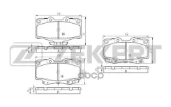 ������� �� BS-1103 / ������� ����. ����. �����. Toyota LC (J40 J50 J70 J80) 80- 4Runner (N50 N60 N1 Zekkert ���. bs-2089 BS2089 ����