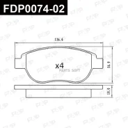 ������� ��������� �������� �������� Citroen Berlingo / Berlingo First Box Body/MPV (M) FAP FDP0074-02 FDP007402 ����
