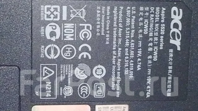 Acer Aspire 5520G. 15.4", 1,6����, ��� 2048 ��, ���� 120���, WiFi: 1, ����������� �� 1��. ����