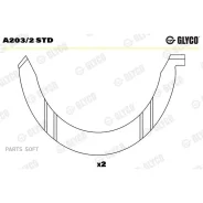 �������� AS �-��! STD (2) Citroen, Peugeot, Renault, Rover, Nissan Micra 1.0-1.5D 81 Glyco A2032STD A2032STD ����