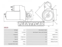 ������� hyundai sonata 91-93 / kia sorento 02-06 (1 2 kw/ As-Pl S5019 S5019 ����