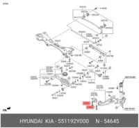 ���� ��������� ������� �������� m12 hyundai kia Hyundai / Kia (Mobis) 551192Y000 551192Y000 ����