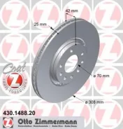���� ��������� �������� opel astra saab 9-5 Zimmermann 430.1488.20 Opel: 569061 9184405 9194477 5055389 5391560. Saab: 5084769 Opel Adam. Opel Astra 4...