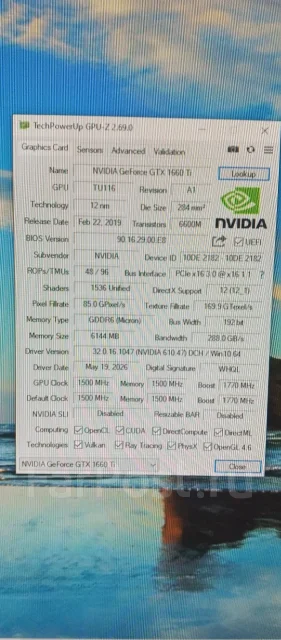 GeForce GTX 1660 Ti ����