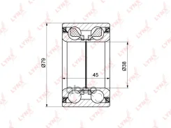 �������� ���������� ������� ������ | ��� | Nissan X-Trail (T30) 00-07 LYNXauto ���. WB1320 WB1320 ����