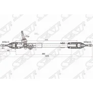 ����� ������� Hyundai IX35/Tucson 10-13 LHD SAT ST565002S001 ST565002S001 ����